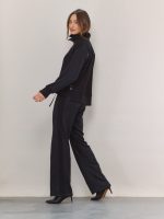 ⁦FEEL KNIT PANTS | שחור⁩ – תמונה ⁦3⁩