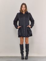 ⁦PARACHUTE COAT | שחור מחולק⁩ – תמונה ⁦6⁩
