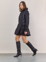 ⁦PARACHUTE COAT | שחור מחולק⁩ – תמונה ⁦7⁩