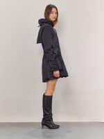 PARACHUTE COAT | שחור מחולק