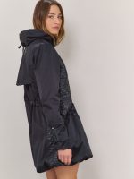 ⁦PARACHUTE COAT | שחור מחולק⁩ – תמונה ⁦2⁩