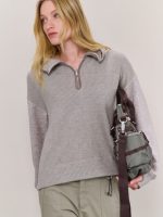 ⁦WINTER ZIP KNIT | אבן⁩ – תמונה ⁦4⁩