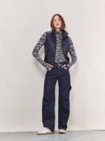 ⁦BIKER QUILT VEST | נייבי⁩ – תמונה ⁦3⁩
