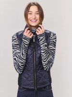 BIKER QUILT VEST | נייבי