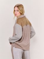 ⁦WINTER ZIP KNIT | חום בהיר⁩ – תמונה ⁦2⁩