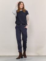 ⁦ACTIVE SWEATSHIRT | נייבי משולב⁩ – תמונה ⁦4⁩