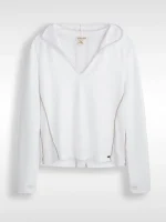 HOODIE TSHIRT | לבן טקסטורה