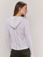 ⁦HOODIE TSHIRT | אבן⁩ – תמונה ⁦2⁩