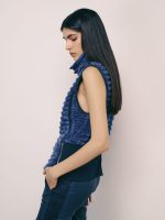 ⁦BIKER VEST | כחול⁩ – תמונה ⁦3⁩