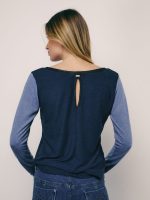 ⁦T-LIN SHIRT | נייבי⁩ – תמונה ⁦2⁩