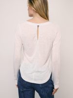 ⁦T-LIN SHIRT | לבן⁩ – תמונה ⁦3⁩