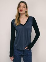 T-LIN SHIRT | אפור שחור