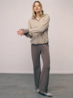 ⁦CROCHET PANTS | חום⁩ – תמונה ⁦2⁩