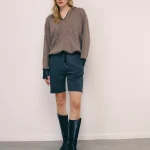 CLOUD BERMUDA PANTS | אפור כהה