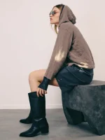⁦CLOUD BERMUDA PANTS | אפור כהה⁩ – תמונה ⁦5⁩