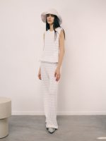 CROCHET PANTS | שמנת