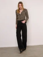 ⁦CARGO JEANS | שחור⁩ – תמונה ⁦5⁩