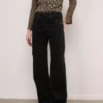 CARGO JEANS | שחור