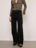 CARGO JEANS | שחור