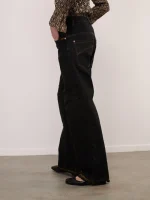 ⁦CARGO JEANS | שחור⁩ – תמונה ⁦6⁩