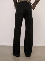 ⁦CARGO JEANS | שחור⁩ – תמונה ⁦3⁩