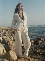 ⁦LINO PANTS | בז׳⁩ – תמונה ⁦8⁩