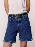 CARGO BERMUDA JEANS | ג׳ינס