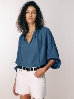 ⁦DENIM SHORTS | לבן⁩ – תמונה ⁦2⁩