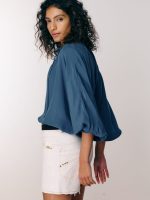 ⁦DENIM SHORTS | לבן⁩ – תמונה ⁦4⁩