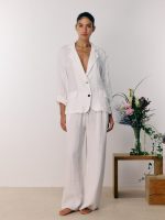 ⁦LINO BLAZER | לבן⁩ – תמונה ⁦2⁩