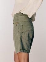 ⁦CARGO BERMUDA PANTS | זית⁩ – תמונה ⁦3⁩