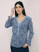 ⁦WRINKLED SHANTI SHIRT | כחול בהיר⁩ – תמונה ⁦3⁩