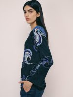 ⁦WRINKLED SHANTI SHIRT | נייבי⁩ – תמונה ⁦4⁩