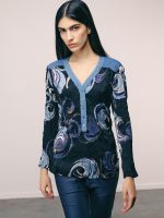 ⁦WRINKLED SHANTI SHIRT | נייבי⁩ – תמונה ⁦5⁩