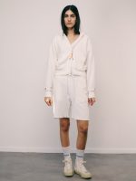 ⁦CLOUD BERMUDA PANTS | לבן⁩ – תמונה ⁦2⁩