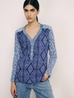 WRINKLED SHANTI SHIRT | כחול