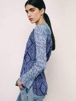 ⁦WRINKLED SHANTI SHIRT | כחול⁩ – תמונה ⁦3⁩
