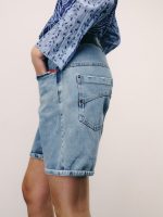 CARGO BERMUDA JEANS | ג׳ינס בהיר