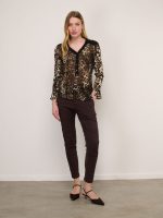 ⁦WRINKLED SHANTI SHIRT | מנומר⁩ – תמונה ⁦4⁩