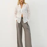 CHIFFON SHIRT | לבן