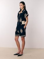 ⁦JAFFA TOP |  שחור רקום⁩ – תמונה ⁦3⁩