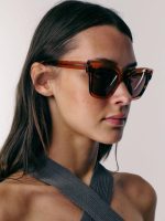 ⁦WORLD SUNGLASSES | חום בהיר⁩ – תמונה ⁦3⁩
