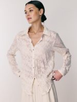 SHIFFON SHIRT | בז׳