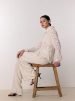 ⁦SHIFFON SHIRT | בז׳⁩ – תמונה ⁦3⁩