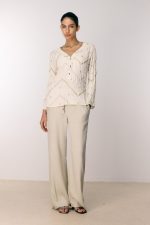 ⁦WRINKLED SHANTI SHIRT | שמנת⁩ – תמונה ⁦2⁩