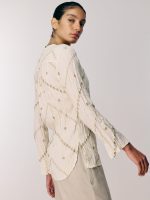 ⁦WRINKLED SHANTI SHIRT | שמנת⁩ – תמונה ⁦3⁩