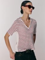 ⁦HOODIE SHORT TSHIRT | בורדו⁩ – תמונה ⁦3⁩