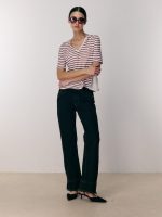 ⁦HOODIE SHORT TSHIRT | בורדו⁩ – תמונה ⁦6⁩