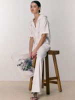 ⁦VENICE BUTTON-UP | שמנת⁩ – תמונה ⁦5⁩