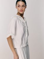 ⁦VENICE BUTTON-UP | שמנת⁩ – תמונה ⁦7⁩